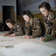 Auxiliary Territorial Service (ATS) plotters at work at Coastal Artillery Headquarters in Dover, December 1942. (Imperial War Museum)